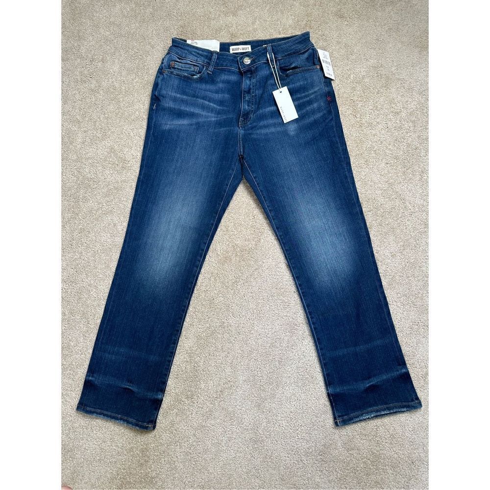Warp+Weft Women’s Straight Crop-Regular Jeans Size 30